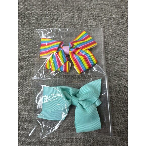 Easter Plush Yellow Bunny Hair Bows Beaded Bracelet & Marble Bouncy Ball Toys - Picture 6 of 7